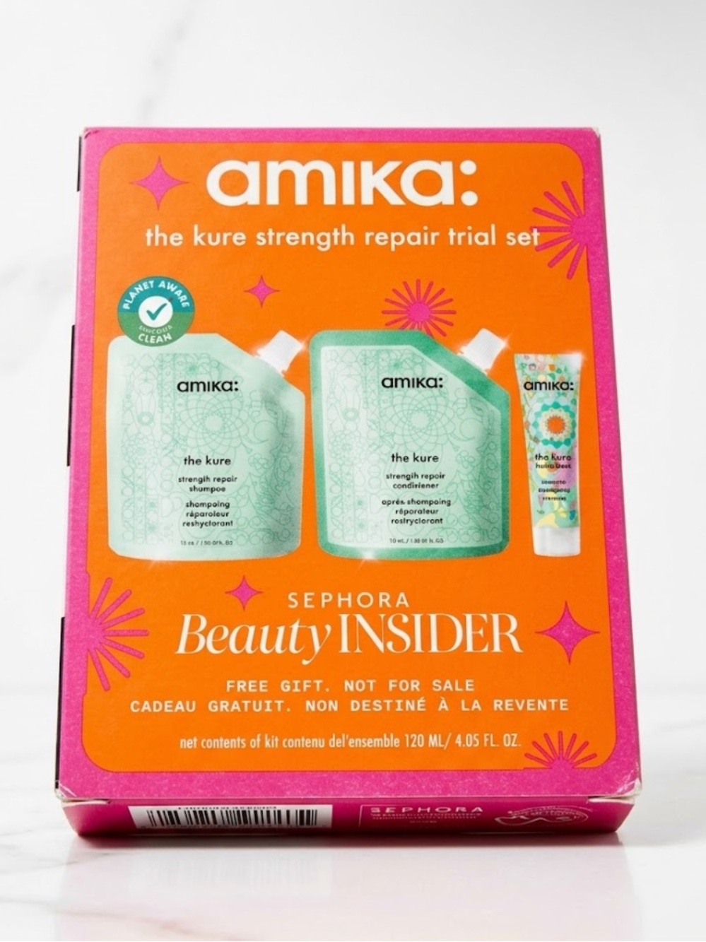 NEW Amika The Kure Strength Repair Trial Set